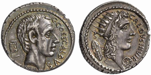 coelia roman coin denarius
